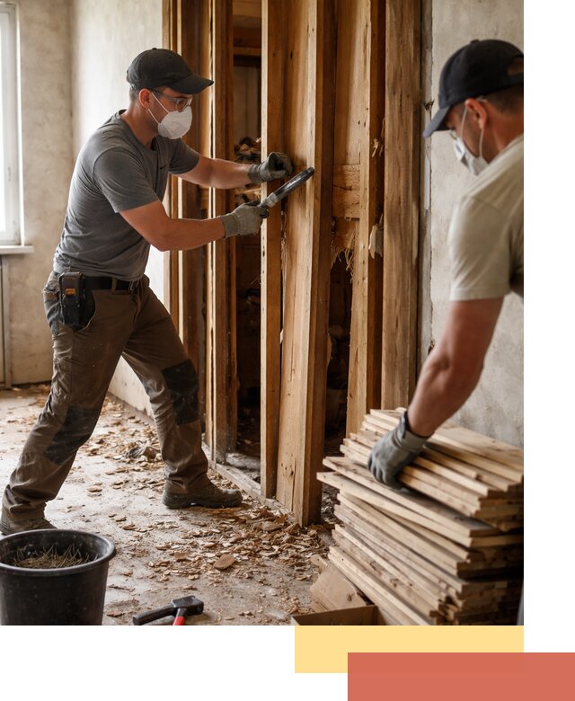 Демонтаж деревянных перегородок в Лиски быстро и аккуратно