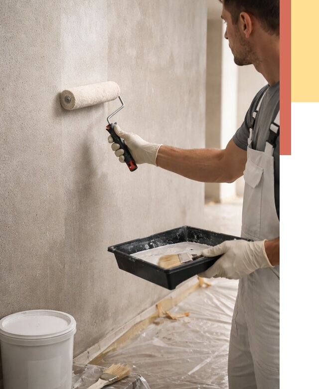 Грунтовка стен в Лиски от 2407 руб. м2 — быстро, недорого, с материалом | ОТДЕЛОЧНИК-Лск