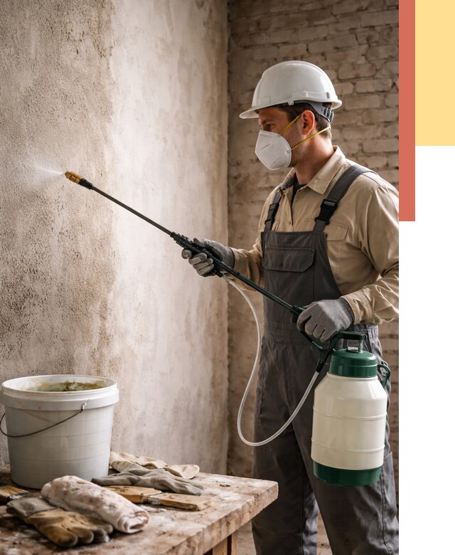 Антисептическая обработка стен в Лиски от 1313 руб. — быстро и недорого | ОТДЕЛОЧНИК-Лск