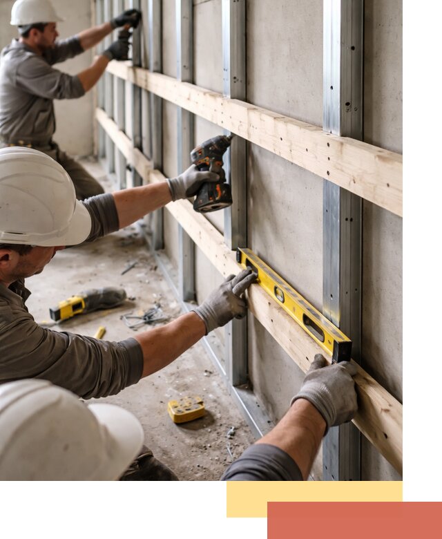 Устройство обрешетки под панели в Лиски