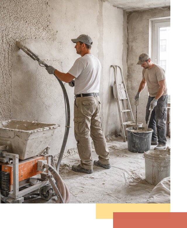 Машинная штукатурка стен в Лиски — быстро и качественно