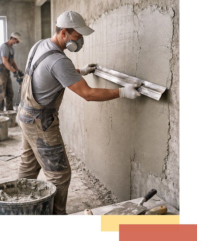 Штукатурка бетонных стен в Лиски качественно и долговечно