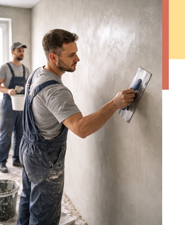 Глянцевание штукатурки стен в Лиски от 8206 руб. — услуги и затирка | ОТДЕЛОЧНИК-Лск