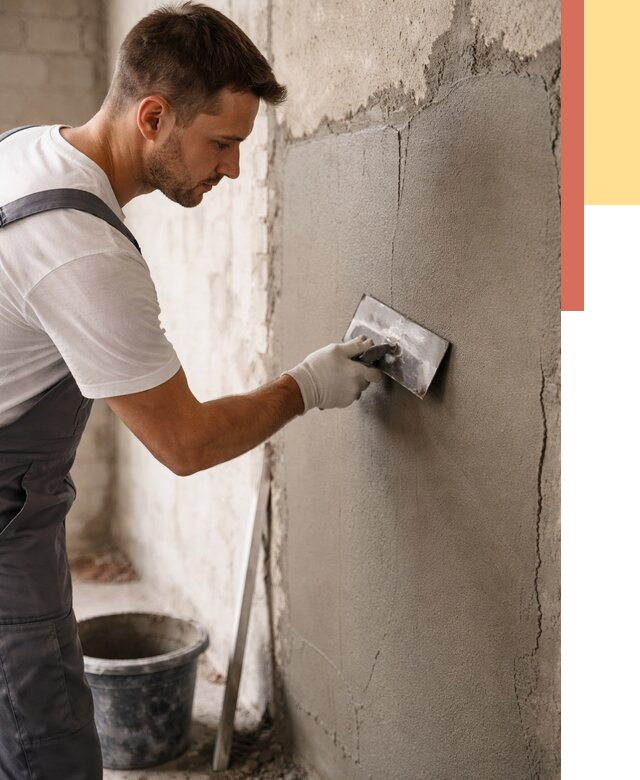 Штукатурка стен под плитку в Лиски от 4595 руб./м2 — выравнивание под плитку | ОТДЕЛОЧНИК-Лск