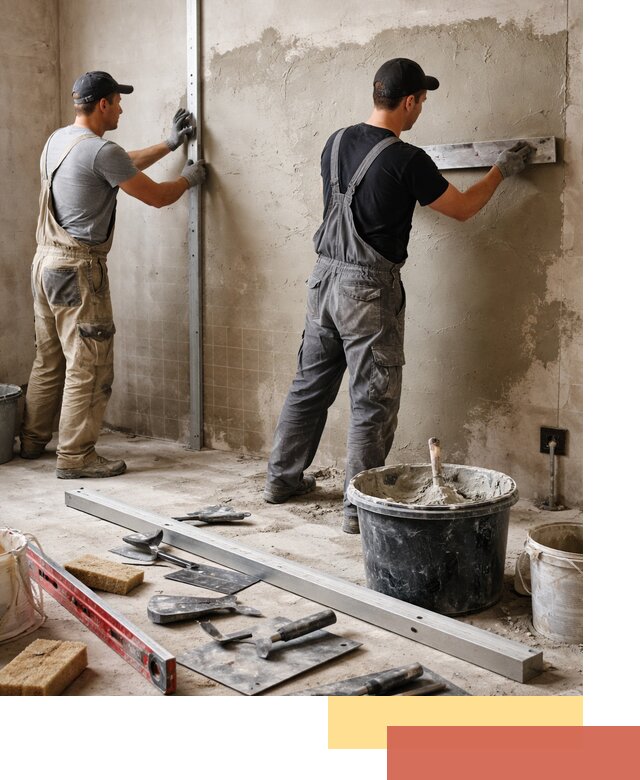 Профессиональная штукатурка стен под плитку в Лиски