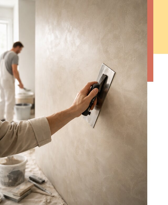 Венецианская штукатурка в Лиски от 3829 руб/м² — нанесение стен под ключ | ОТДЕЛОЧНИК-Лск