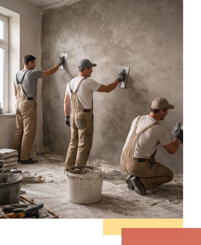 Декоративная штукатурка под бетон в Лиски для стен и потолков