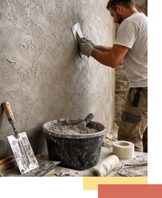 Декоративная штукатурка лофт в Лиски — отделка стен и потолков