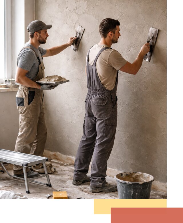 Ремонт декоративной штукатурки и восстановление фактуры в Лиски