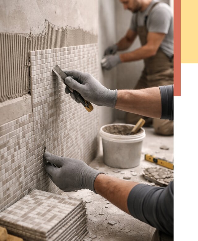 Облицовка стен мозаикой в Лиски от 3501 руб/м2 — укладка мозаики на стены | ОТДЕЛОЧНИК-Лск