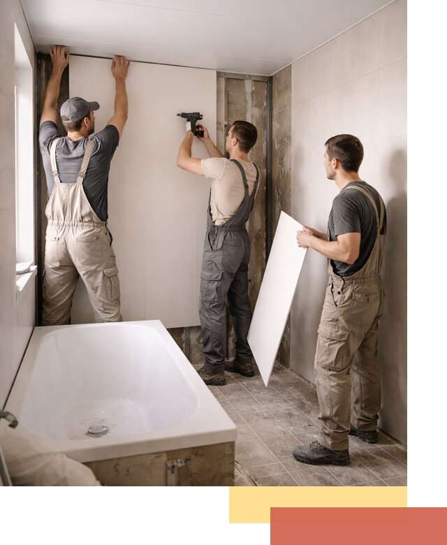 Отделка ванной панели ПВХ профессионально в Лиски