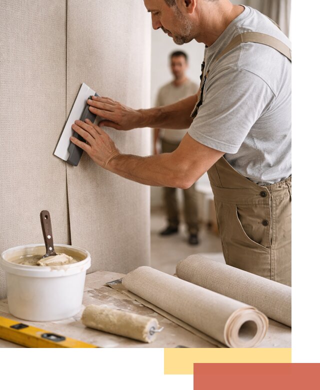 Поклейка текстильных обоев в Лиски профессионально и аккуратно