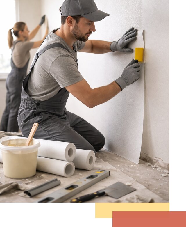 Поклейка стеклообоев профессионально в Лиски