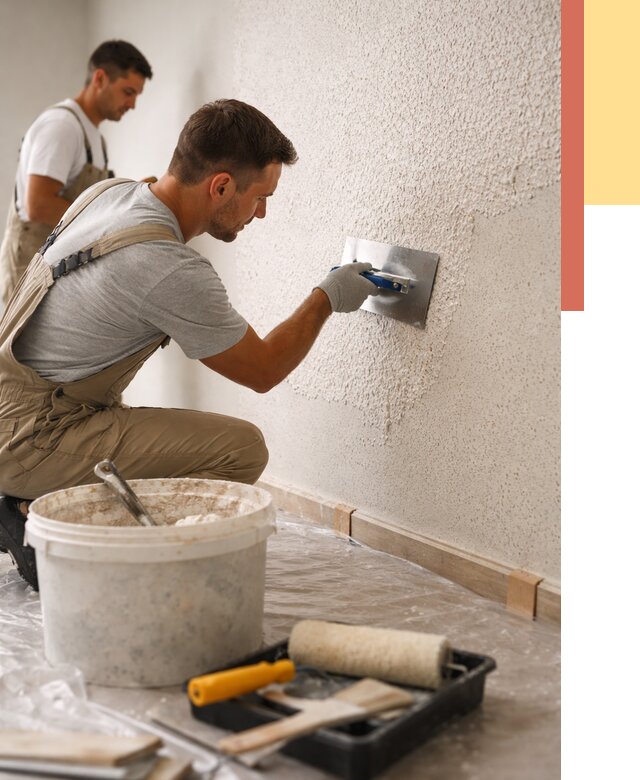 Нанесение жидких обоев в Лиски от 8206 руб./м2 — быстро и недорого | ОТДЕЛОЧНИК-Лск