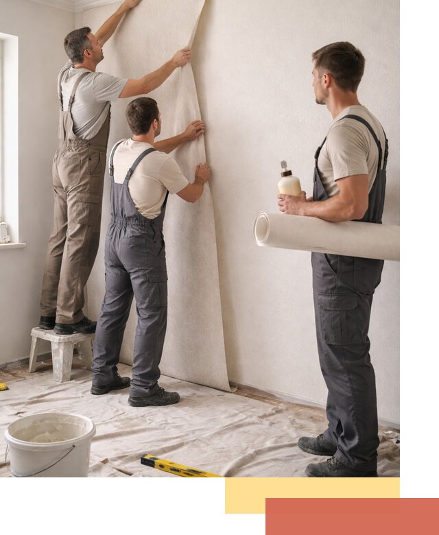 Оклейка стен обоями в Лиски — качественно и профессионально