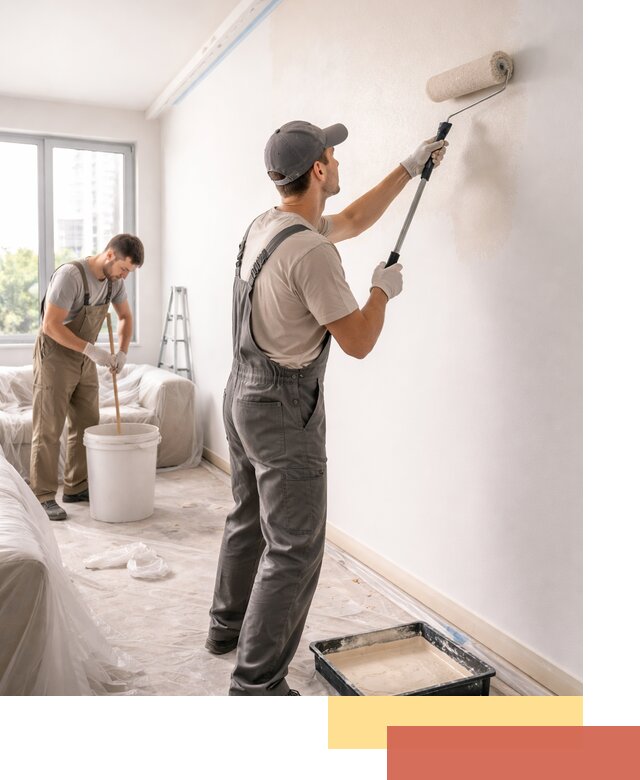 Покраска стен в офисе в Лиски — быстрый и качественный ремонт