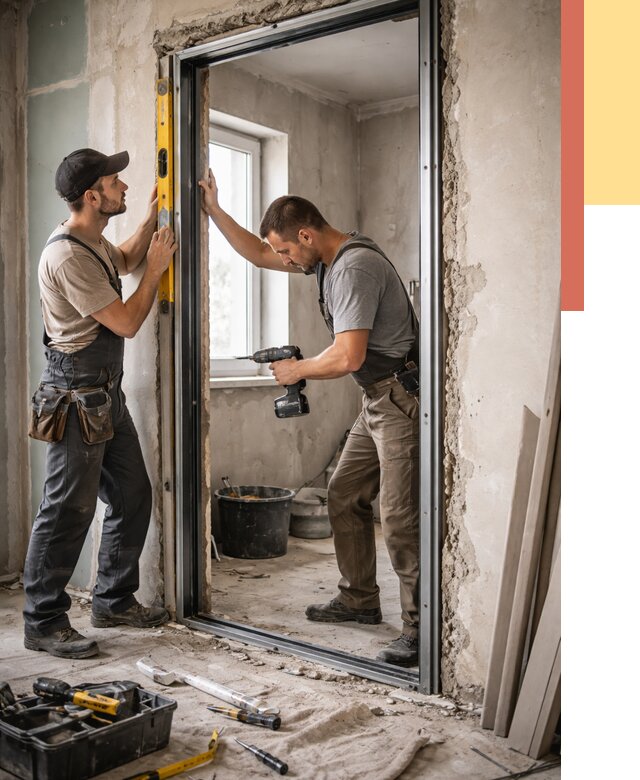 Закладка дверного проема в Лиски от 3829 руб. — быстро и недорого | ОТДЕЛОЧНИК-Лск