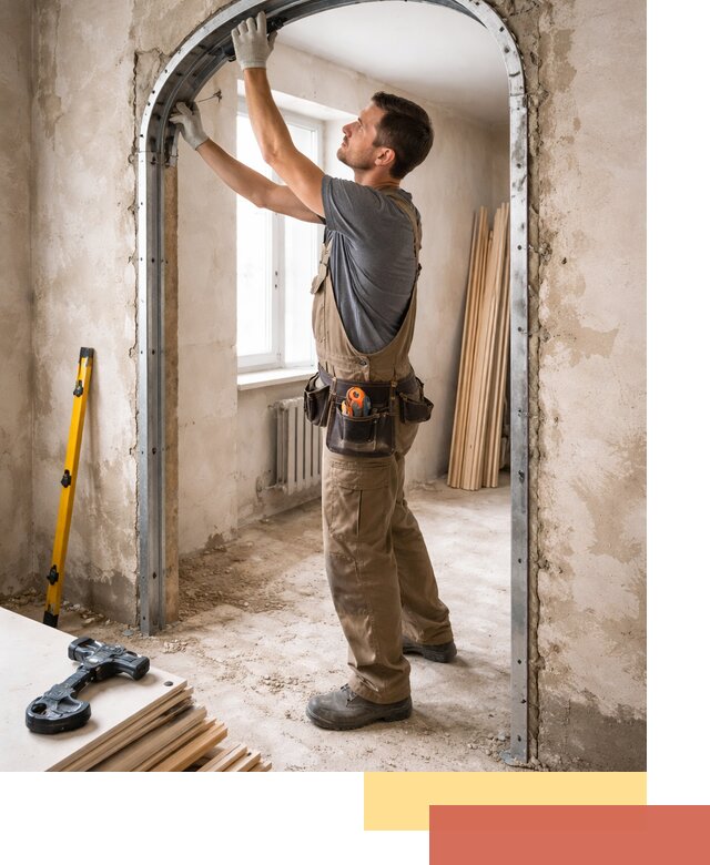 Устройство арочного проема в Лиски под ключ