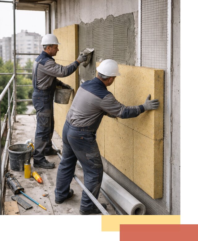 Утепление стен зданий и домов в Лиски качественно и надежно