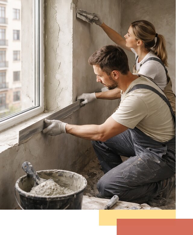 Штукатурка откосов дверей и окон профессионально в Лиски