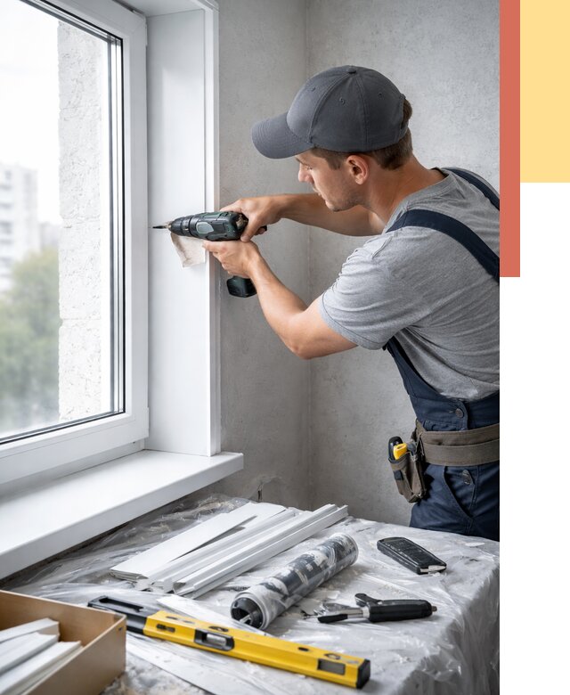 Установка пластиковых откосов в Лиски от 2462 руб. | ОТДЕЛОЧНИК-Лск монтаж, быстро и недорого