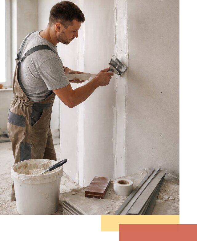 Шпаклевка перегородок из гипсокартона в Лиски качественно и быстро