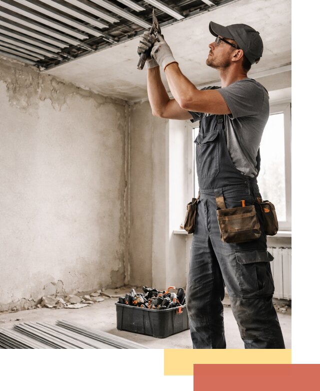 Демонтаж реечного потолка в Лиски быстро и аккуратно