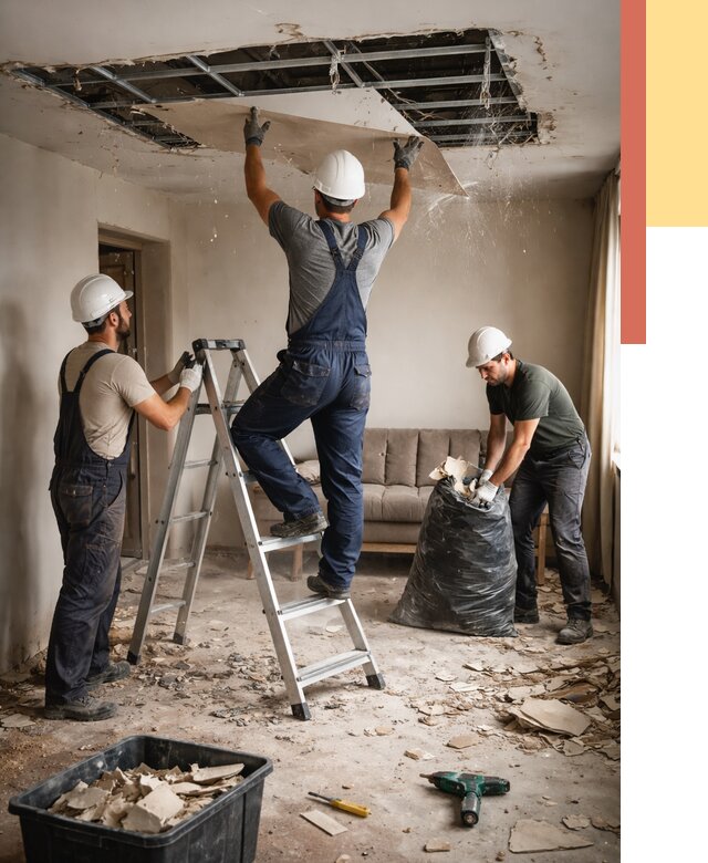 Демонтаж гипсокартонного потолка в Лиски от 460 руб. за м2 — ОТДЕЛОЧНИК-Лск