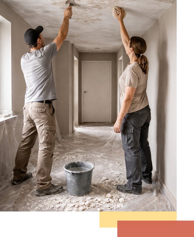 Удаление побелки с потолка в Лиски — быстро и аккуратно