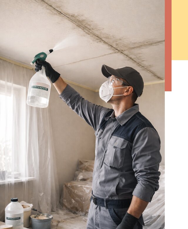 Антисептическая обработка потолка в Лиски от 2735 руб. | ОТДЕЛОЧНИК-Лск