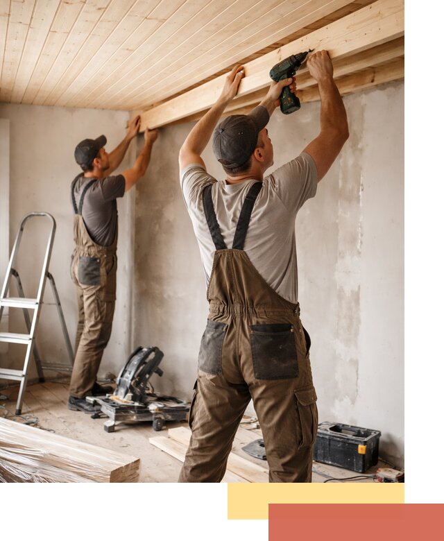 Монтаж потолка из вагонки в Лиски профессионально и аккуратно