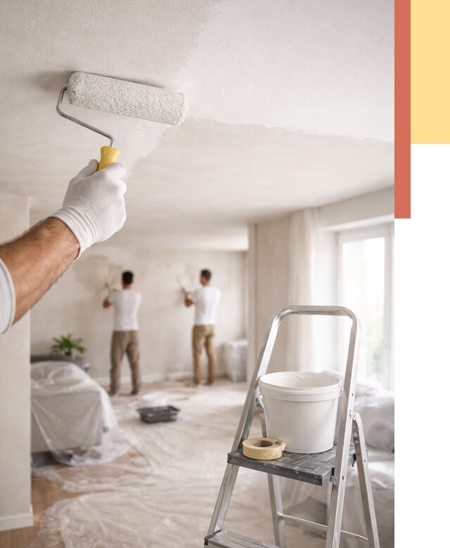 Покраска потолка акриловой краской в Лиски от 2735 руб. | ОТДЕЛОЧНИК-Лск