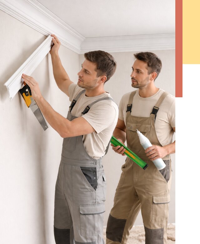 Монтаж потолочного плинтуса в Лиски от 2516 руб. — быстро и недорого | ОТДЕЛОЧНИК-Лск