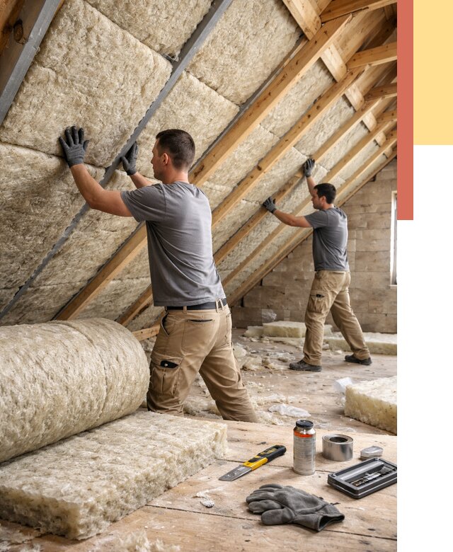 Утепление потолка минватой в Лиски от 1586 руб. — быстро и недорого | ОТДЕЛОЧНИК-Лск