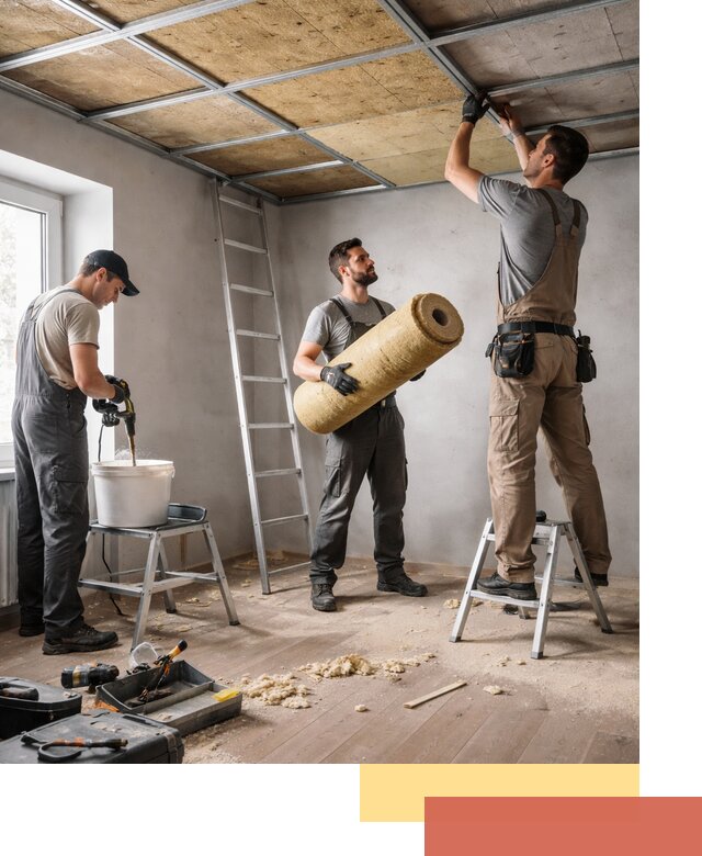 Шумоизоляция потолка в Лиски: профессиональный монтаж и отделка