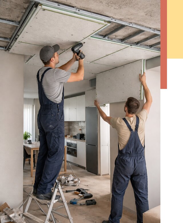 Шумоизоляция потолка панелями зипс в Лиски от 2024 руб. под ключ | ОТДЕЛОЧНИК-Лск